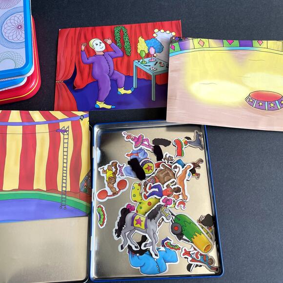 Five Travel Activity Sets Spirograph Gear Art Magnetic Creations - Picture 4 of 5